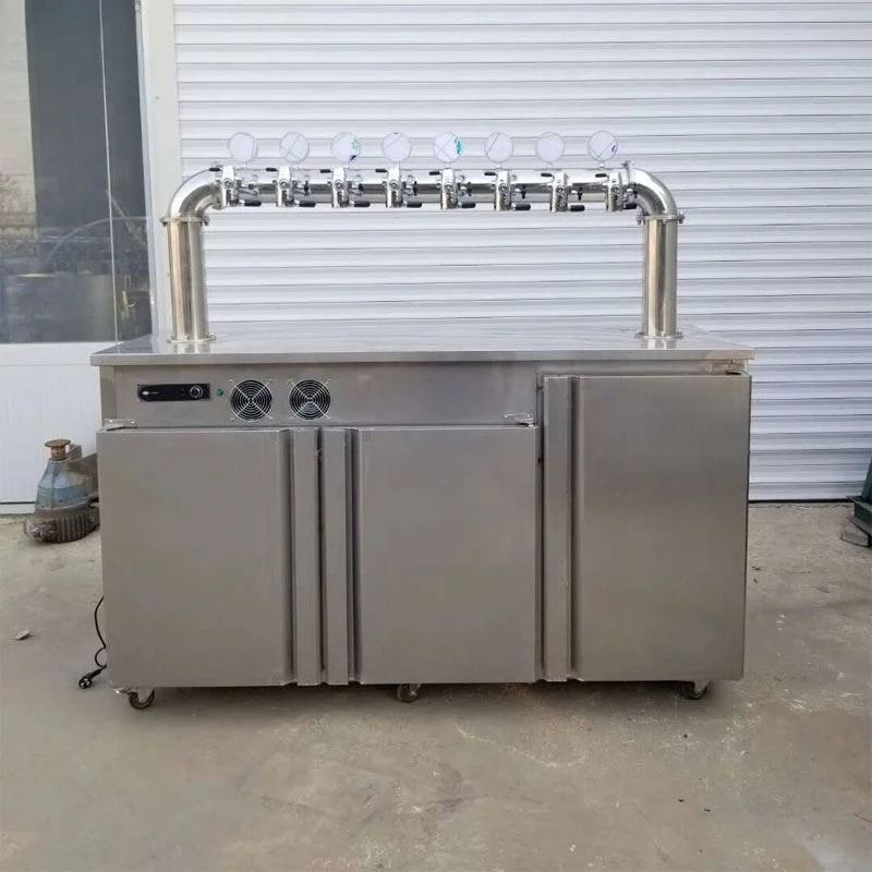 BK2004 Large Double Cold Smart Wine Beer Dispenser Cooler with U-Tower Type