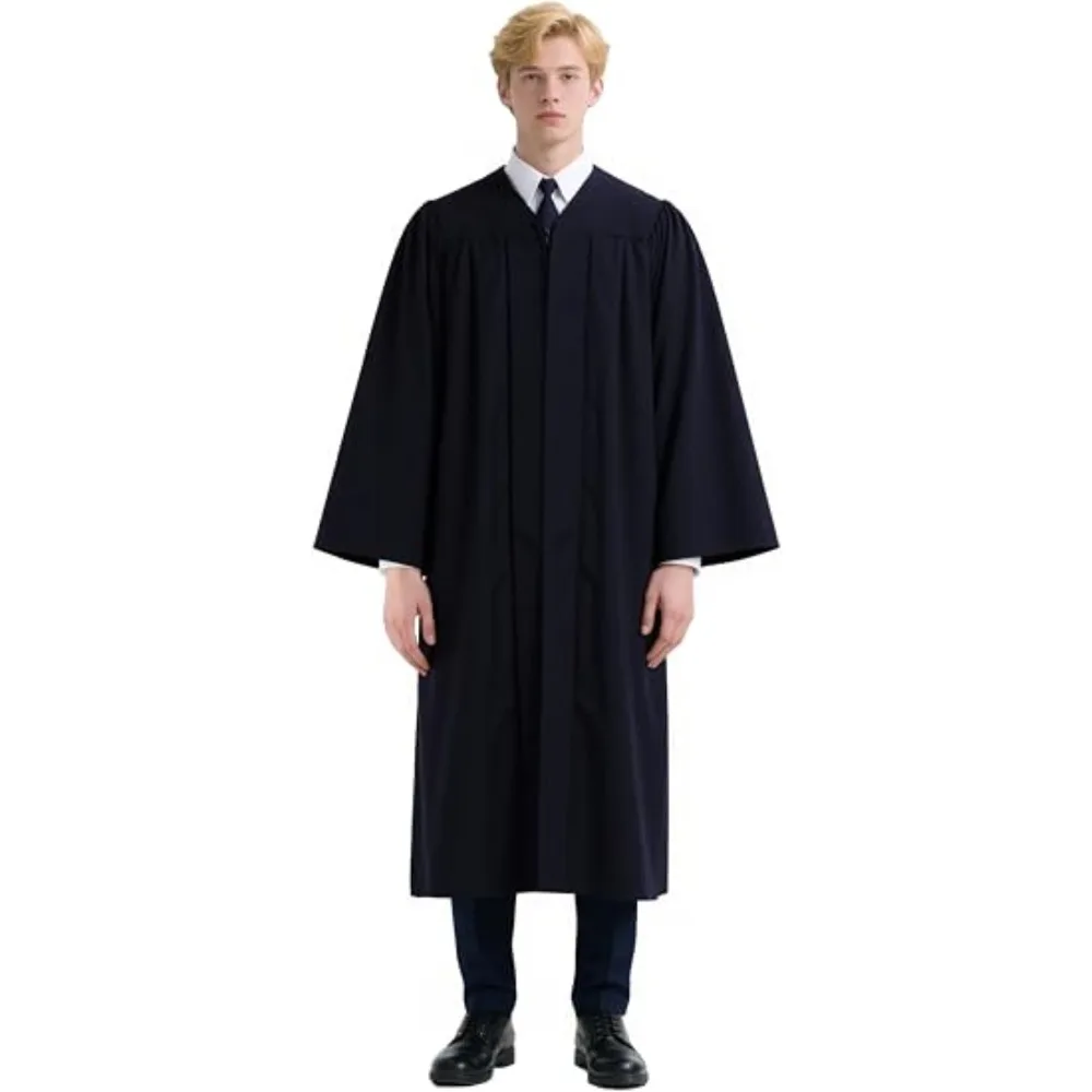 Graduation Cap and Gown with Tassel, Adult Breathable Graduation Outfit for High School College Bachelor Commencement 1 Set