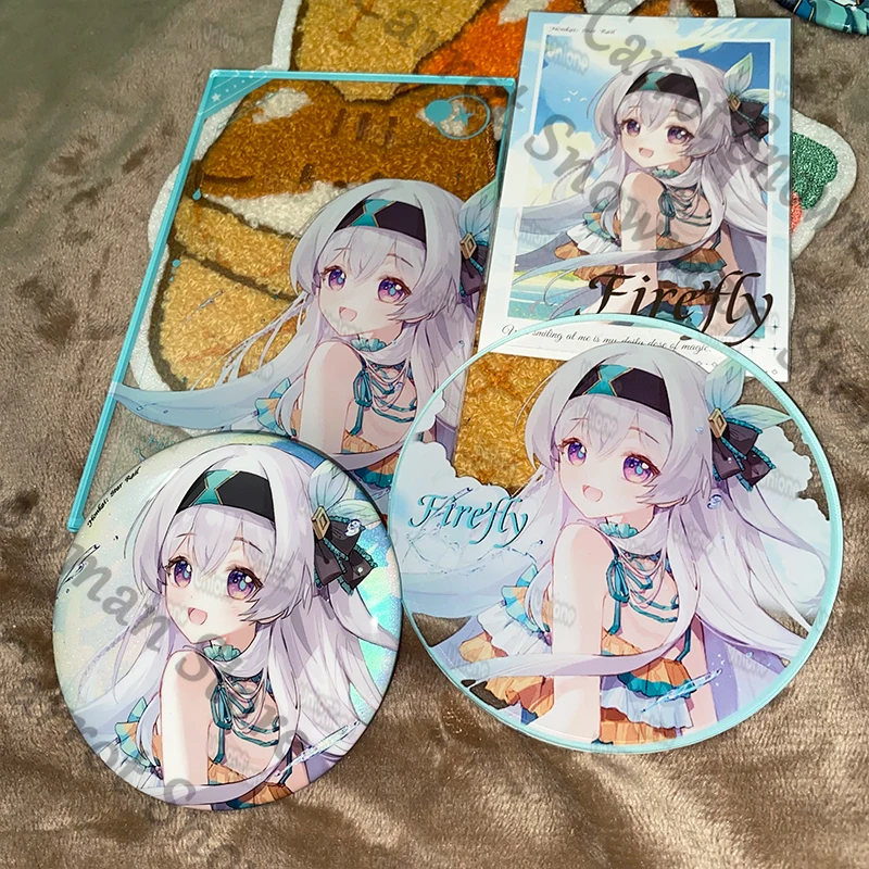 هونكاي: ستار ريل الصيف الساخن زميل اليراع المنتج مشتق شارة فلاش مزدوجة كأس حصيرة كاميرا فورية هدية عيد ميلاد