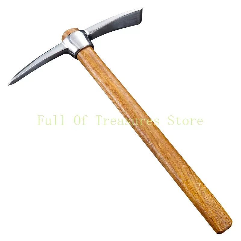 Outdoor Stainless Steel Small Pickaxe, Portable Ice Pick, Garden Axe, Dual-Purpose