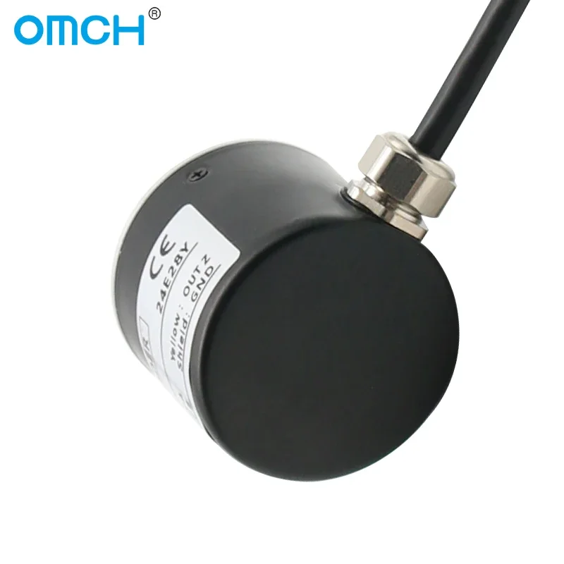 GNS38B Optical Incremental Rotary Encoder 6mm Bearing Diameter 100 200 360 400 600 P/R AB 2 Phase DC5-24V NPN 2 M Cable