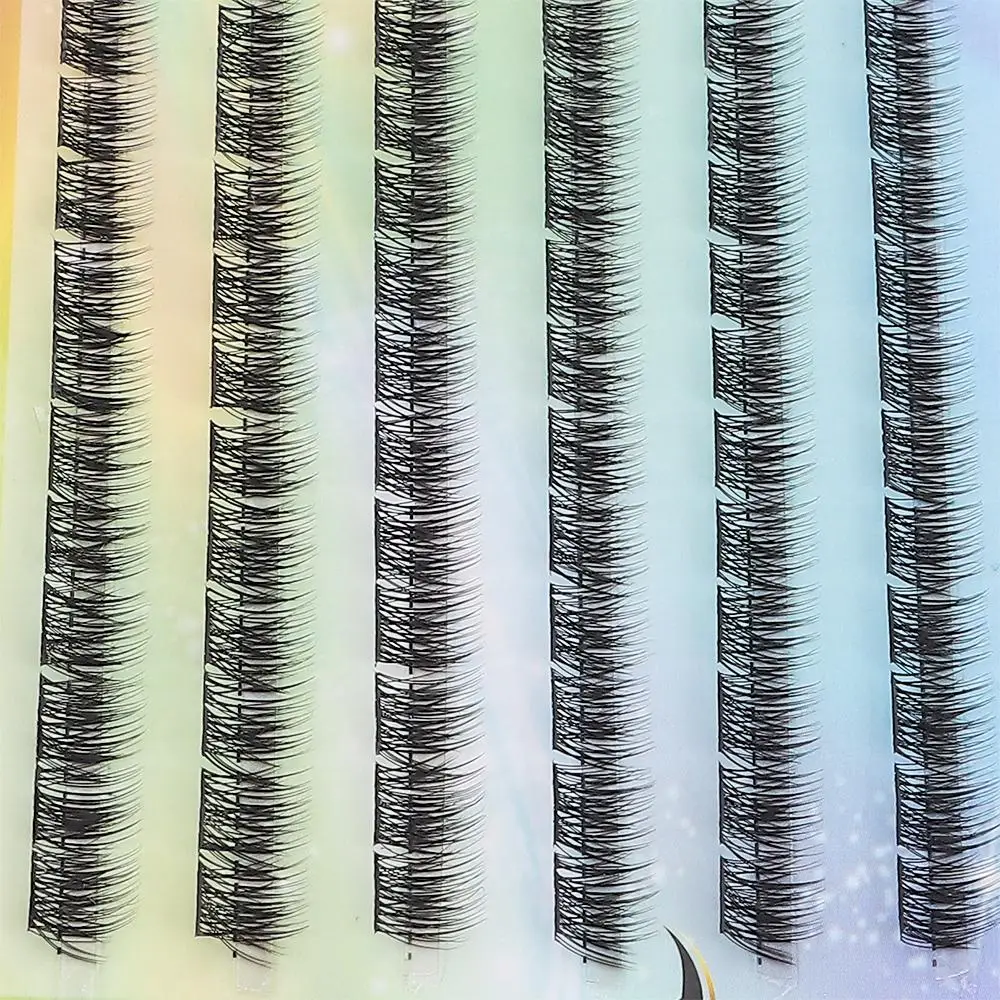 

84 Clusters Bold Definition Grafting Lashes Thick C Curl Knotted/Knot Free Individual Eyelashes Natural Long Cluster lashes