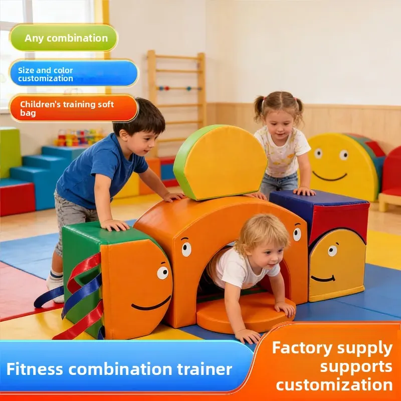 for Early Education Center Sensory Integration Training Software Crawling And Sliding Combination Baby Indoor Parent child