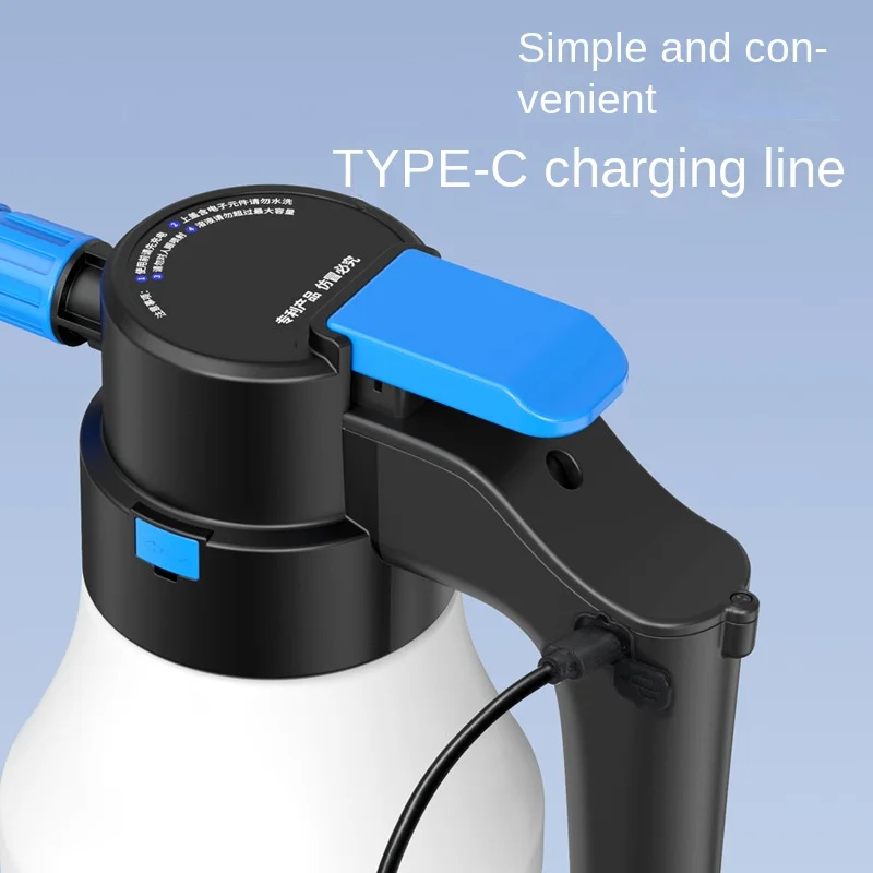 Electric Car Wash Special Foam Spray Bottle Wireless Charging Pneumatic Spray Bottle Spray Garden Spray Head