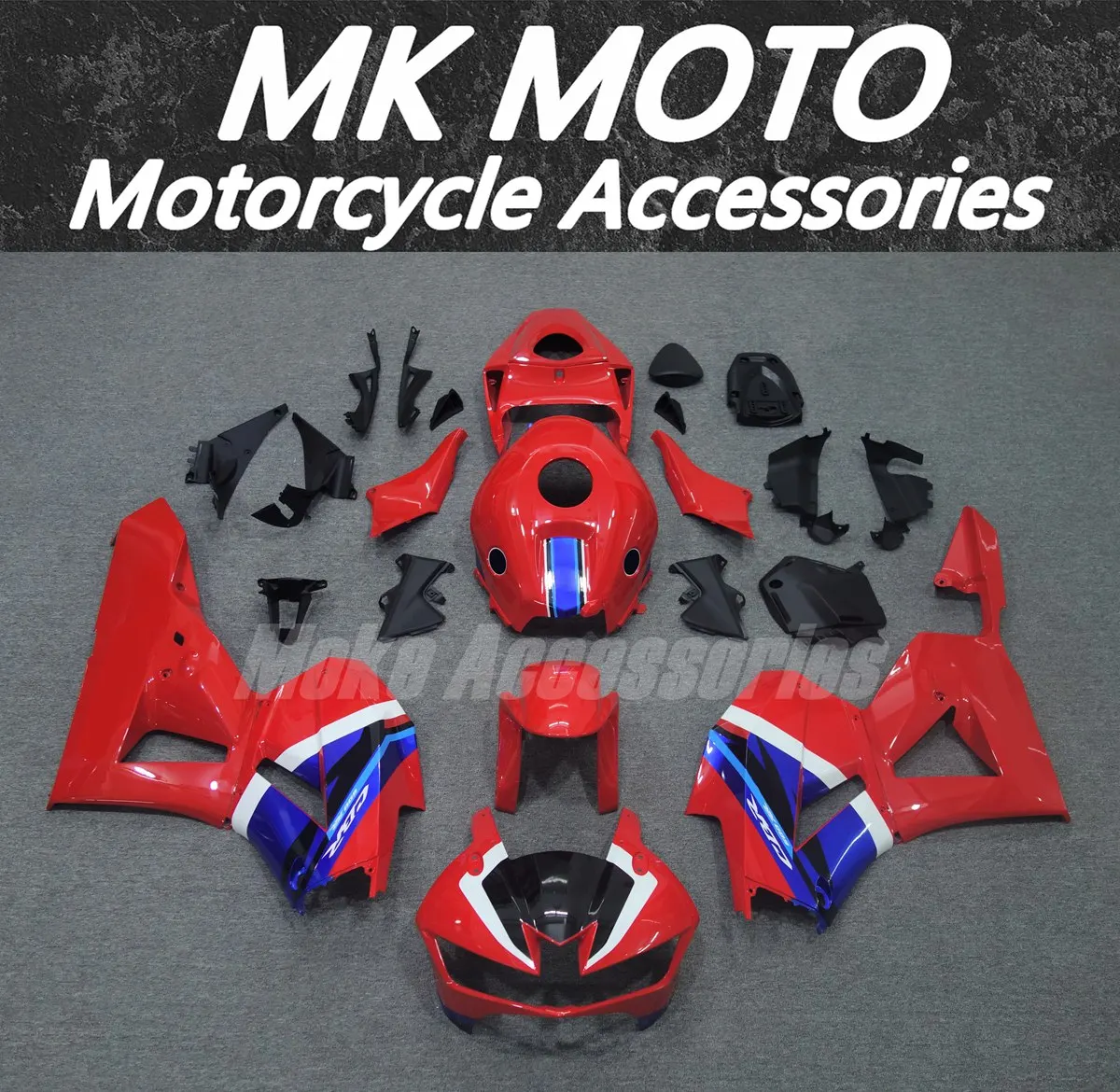 

Комплект обтекателя мотоцикла, подходящий для Cbr600rr 2013 2014 2015 2016 2017 2018 2019 F5, комплект кузова, новый, красный, белый, синий, черный