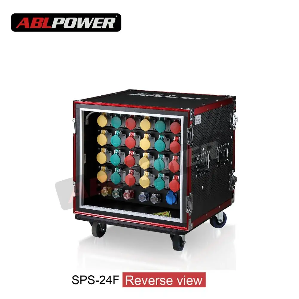 New Style Waterproof Stage Power Distribution Distro Box Equipment Box Light Power Control 380v CAMLOCK 24 Channels