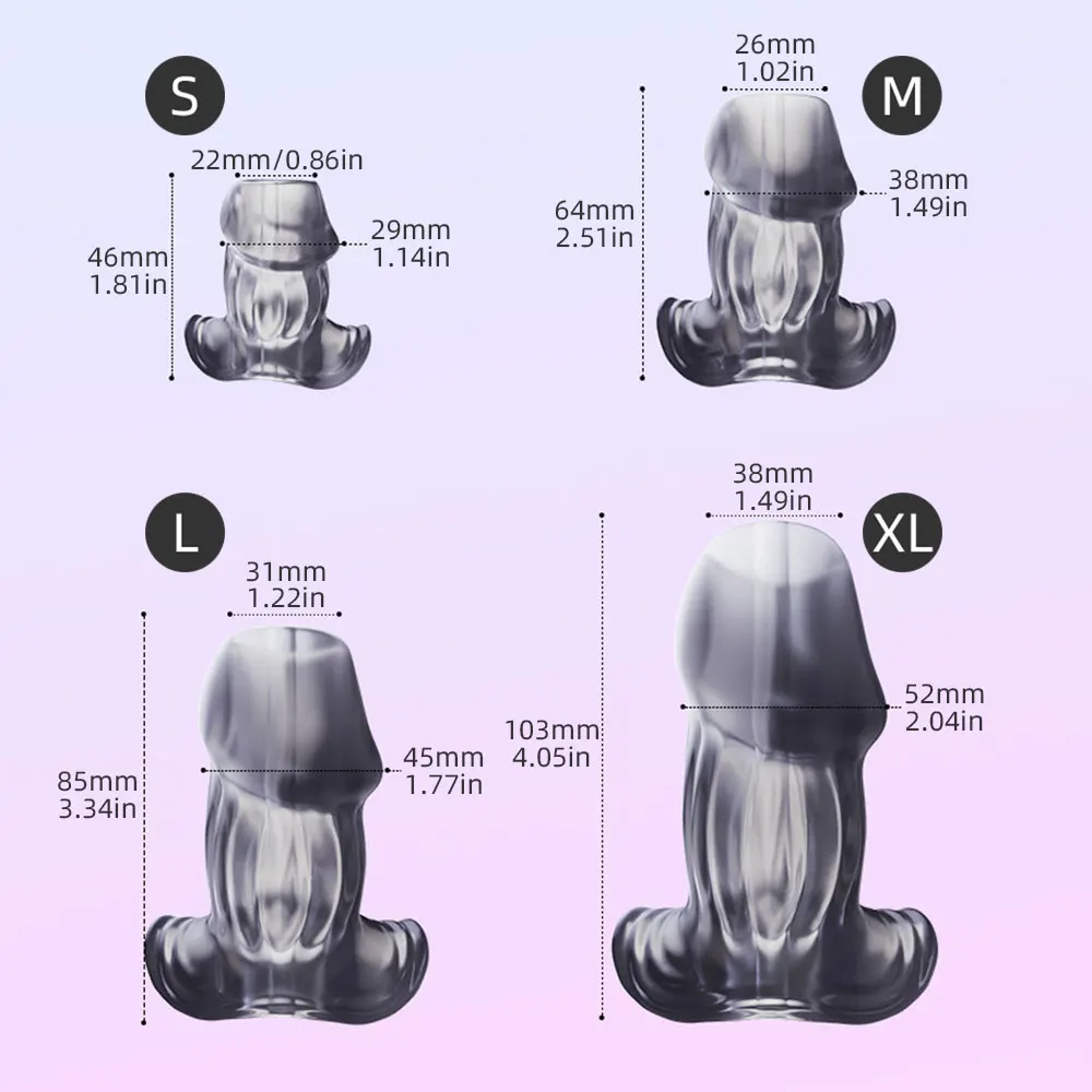 4 Sizes Hollow Anal Plug Soft Speculum Prostate Massager Butt Plug Enema Sex Toys for Woman Men Anal Dilator Sex Products BDSM