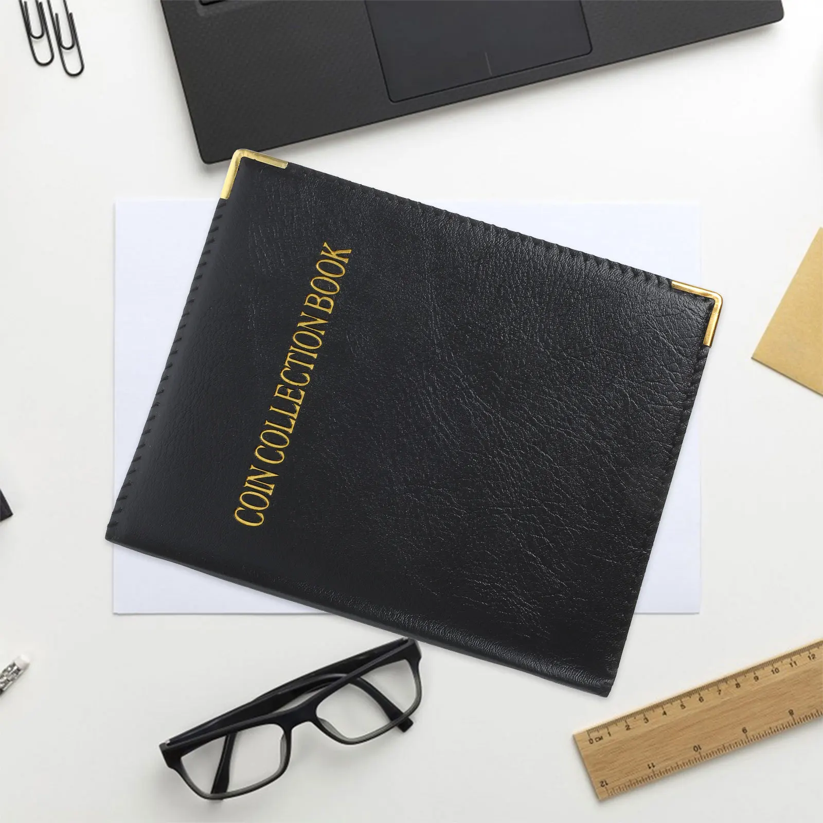 كتاب حامل العملات المعدنية المحمول 480 جيوب مادة متينة لجمع العملات المعدنية والميداليات والشارات والكتب المعدنية وألبومات العملات المعدنية #2