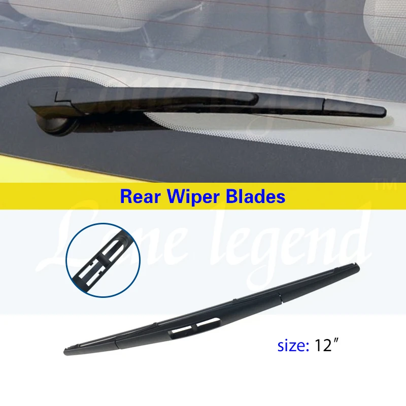 Car Wiper Blade For Lifan 320 Hatchback 2009 2010 2011 2012 Rear Back Windshield Windscreen Rear Wiper Car Accessories 12"