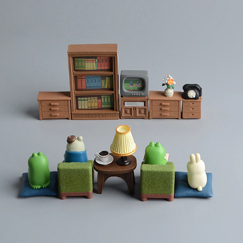 1 Stück Harz-Dekofigur für Zuhause, Miniatur-Möbel für Puppenhäuser, Spielzeug-Auto-Ornament, Künstlerisches Modernes Kunstmodell, Mini-Kinderspielzeug