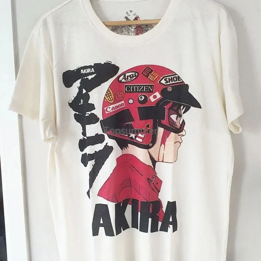 Japanese Anime Hip Hop Akira T-Shirt Vintage Styling Vintage T Shir Plus Size Men's Women's Sports