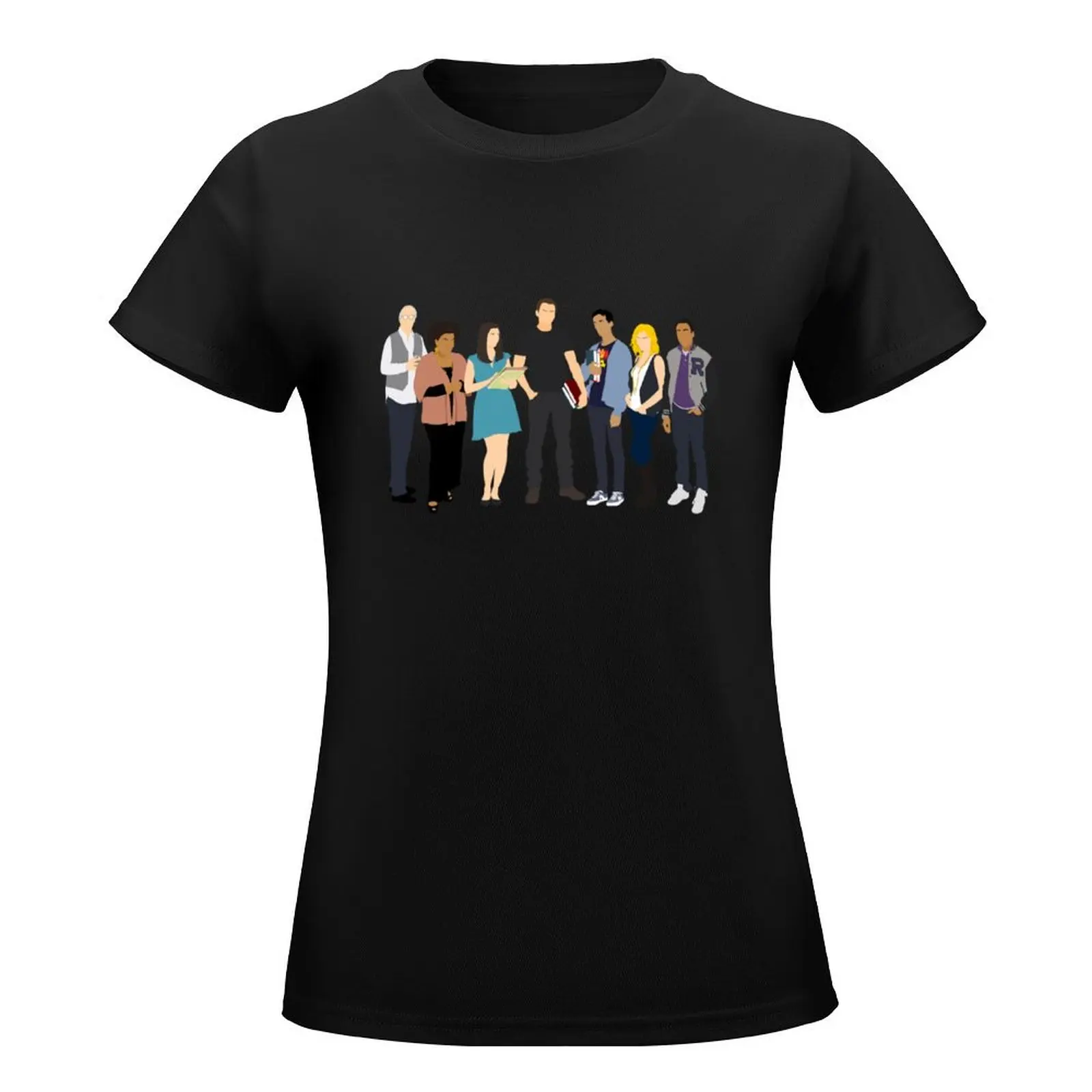 The Study Group T-Shirt summer top Blouse korean Women's clothes