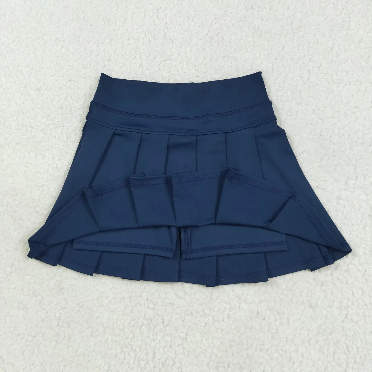 Wholesale Baby Girl Shorts Skirt Sports Toddler Yoga Athletic Breathable Navy Blue Clothing Kids Children Active Skort Clothes