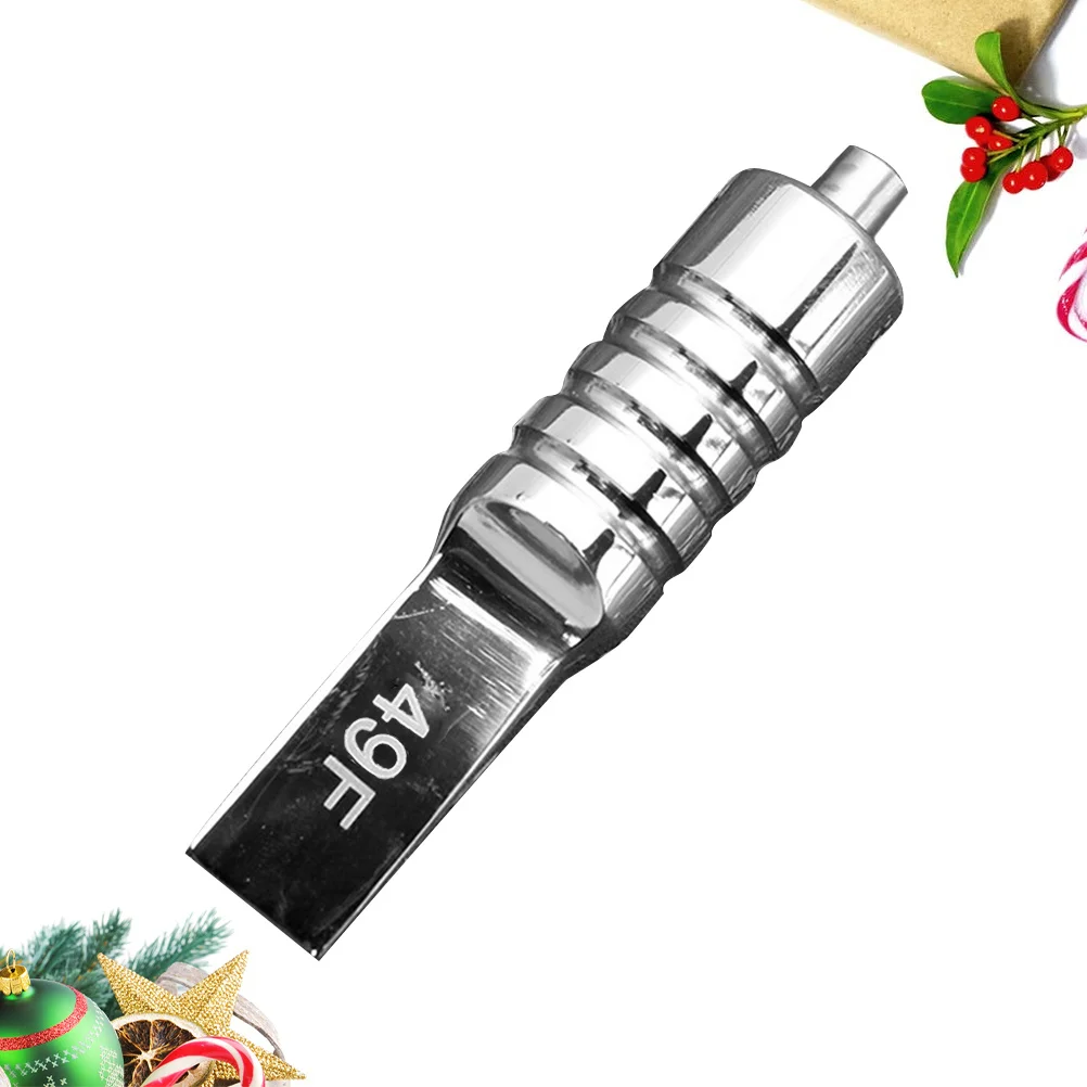 الفولاذ المقاوم للصدأ ماكينة رسم الوشم التجميلي ماسِك للجوّال 49F الفضة قابلة لإعادة الاستخدام معقمة المضادة للانزلاق مقاومة للاهتراء قبضة أنبوب لفائف