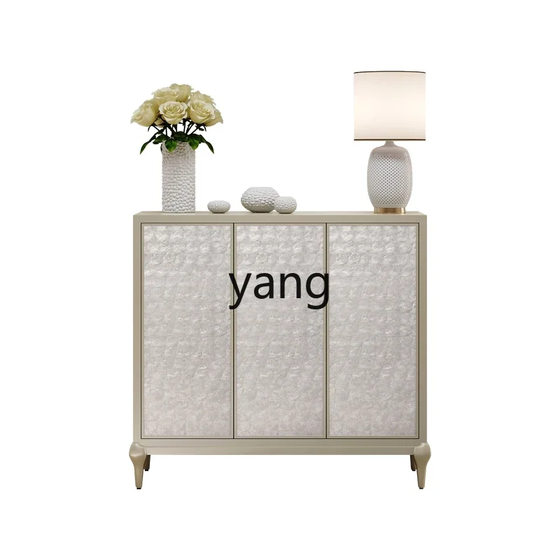 

CX large-capacity shoe changing cabinet at the entrance modern simple solid wood shoe cabinet