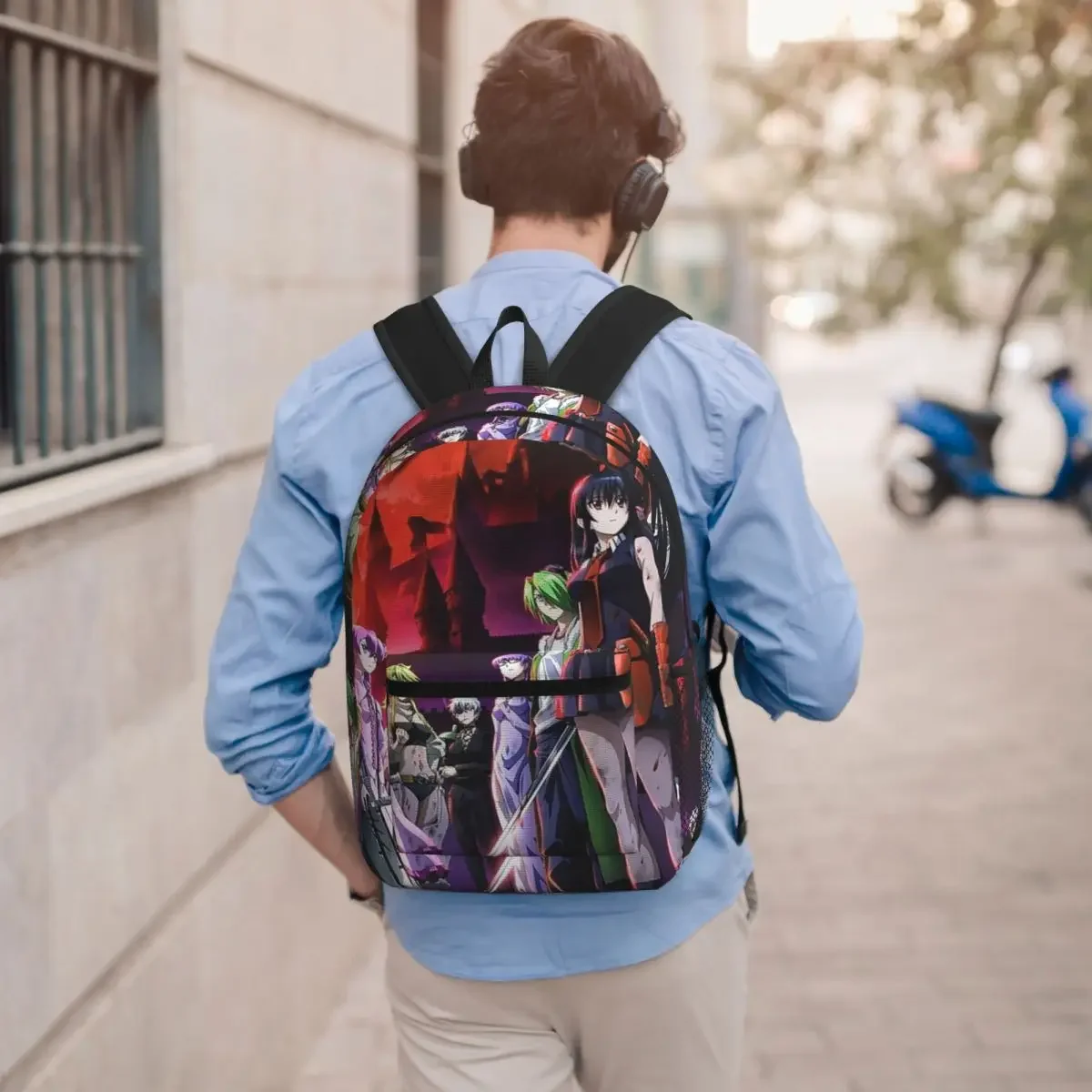 Akame Ga Kill Anime Backpack Student BookBag Children School Bag Computer Shoulder Bags for Men Women