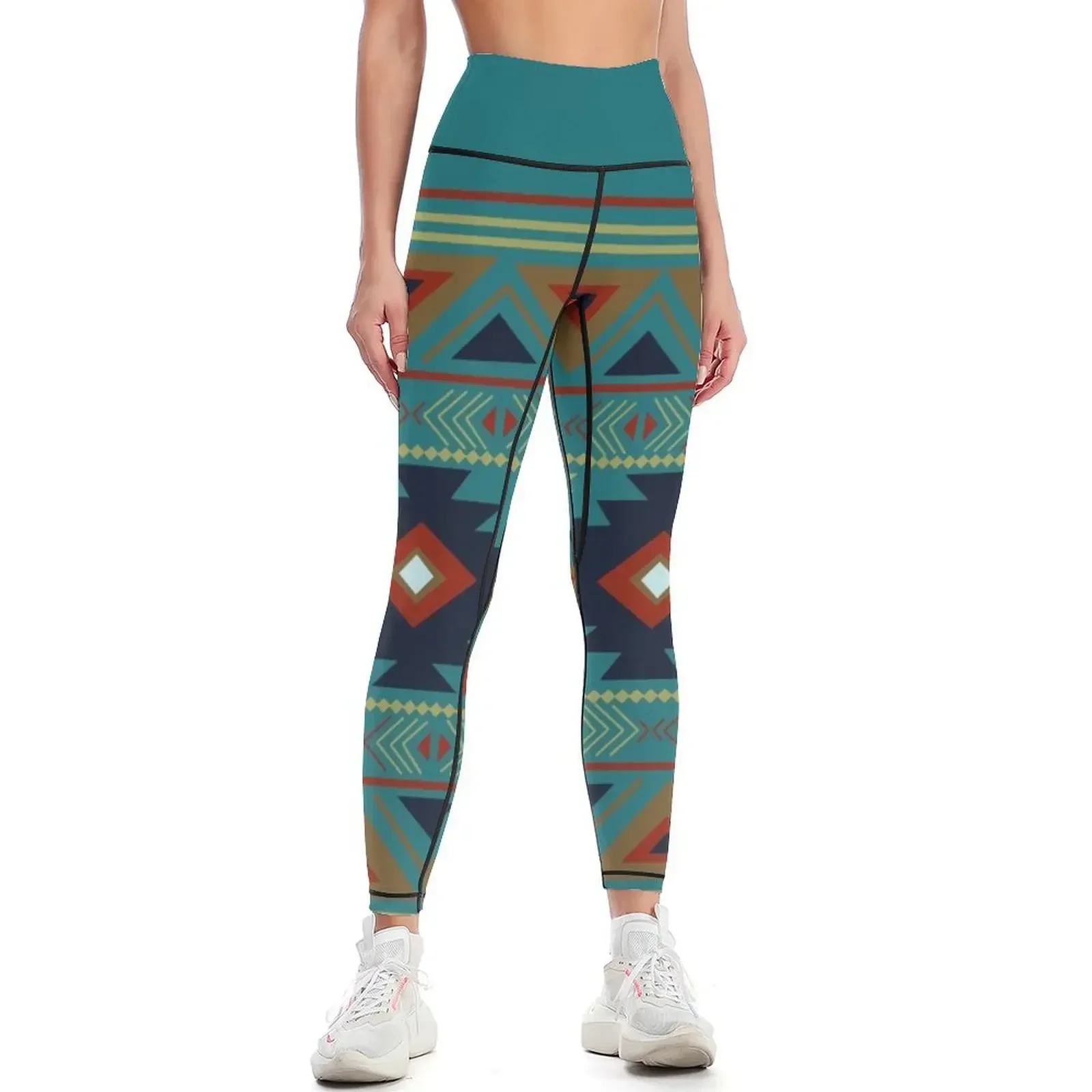 

Southwestern Pattern Native American Leggings sport set legings for fitness exercise clothing for Legging sport Womens Leggings