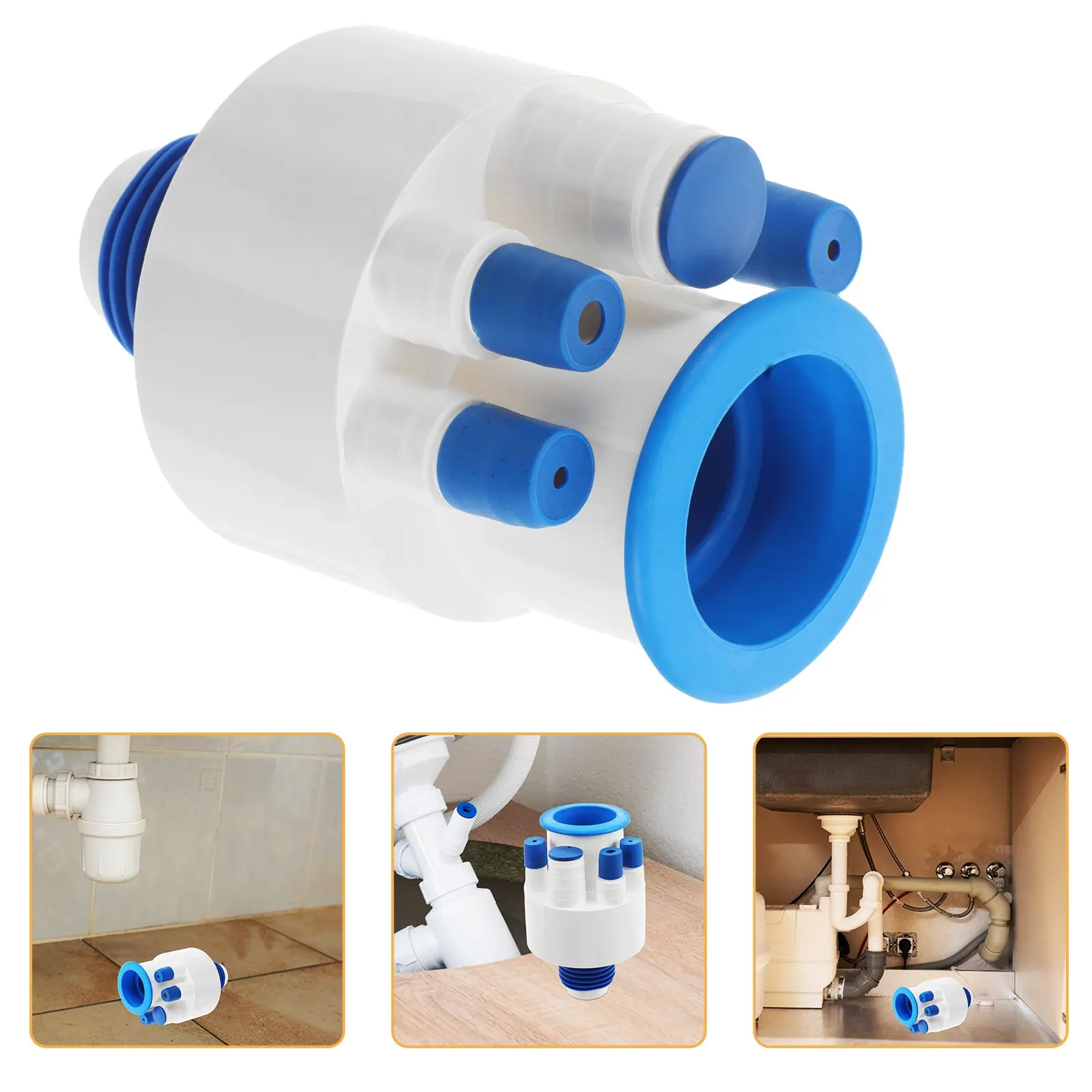 Silicone Drain Seal Ring Flexible Washing Machine Sink Bathtub Drain Hose Seal Plug Sewer Stopper Laundry Rings