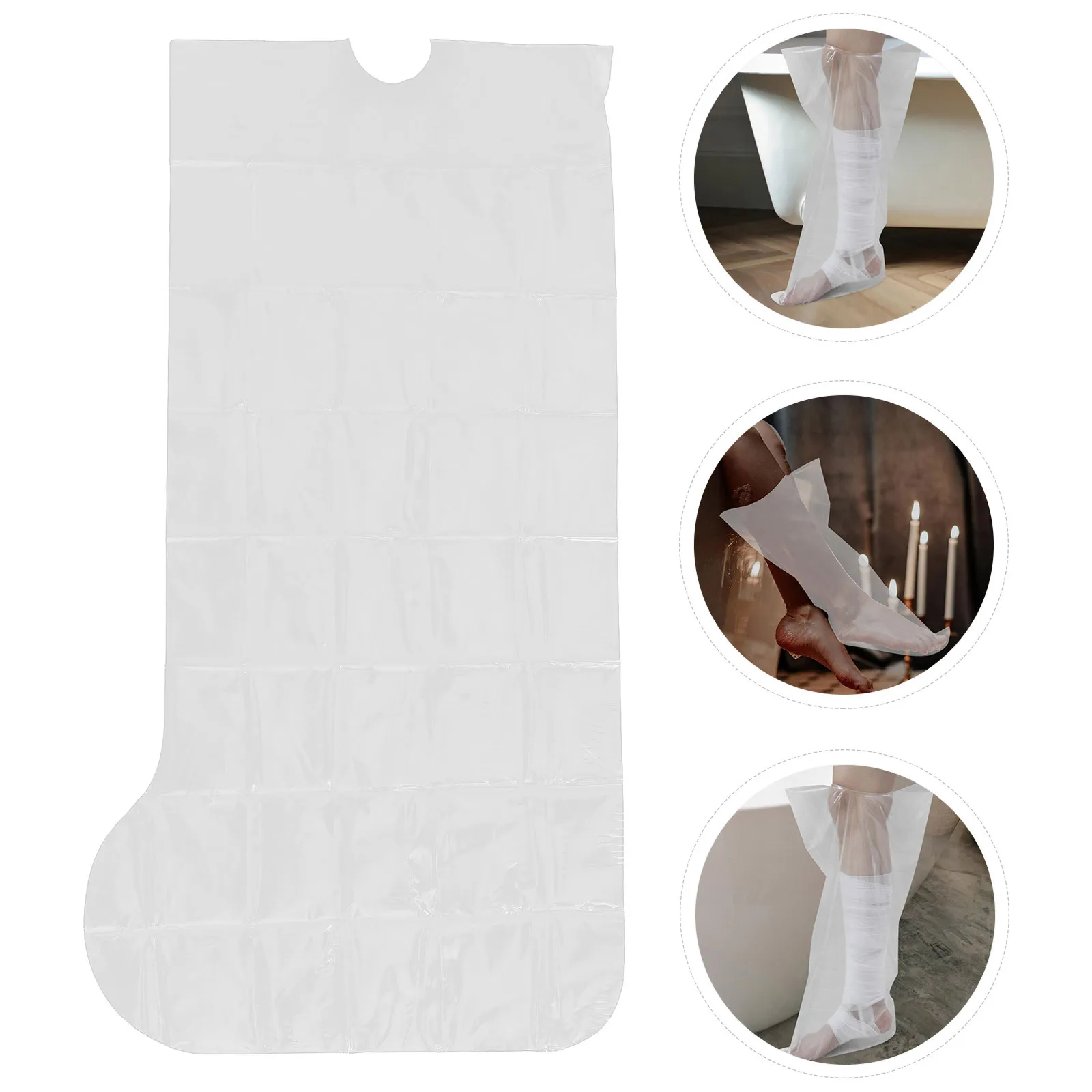 

Waterproof Leg Cast Cover Shower Protector Reusable Foot Cast Bag for Broken Foot Ankle Wound Protection Waterproof Boot Covers