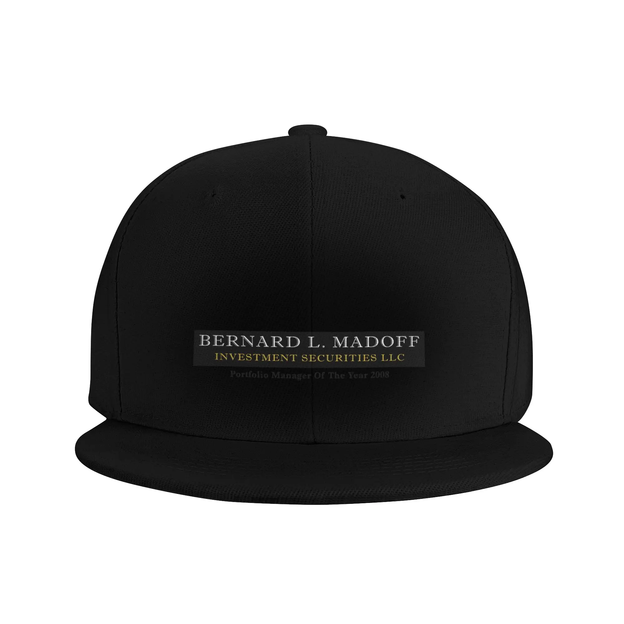 Fashion Bernard Madoff Portfolio Manager Flat Brim Sun Hat  American Street Style Polo Cap