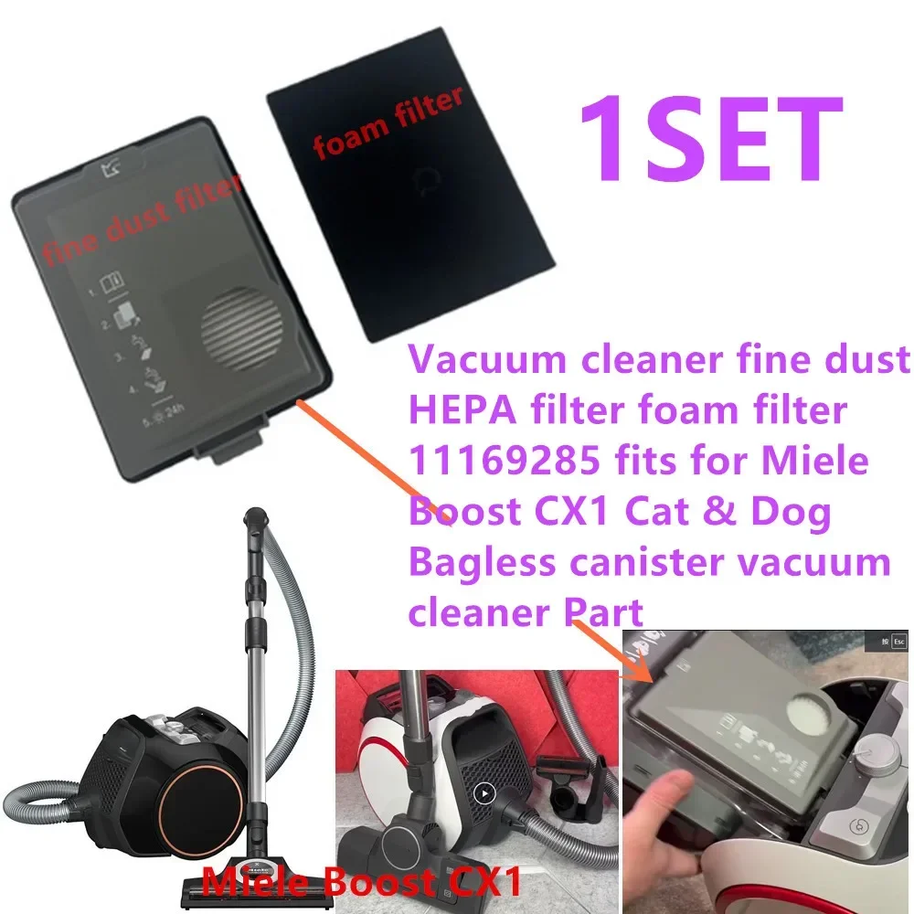Boost CX1 için En İyi Toz Filtresi: Miele Boost CX1 için Uyumlu 11169285 Modeli