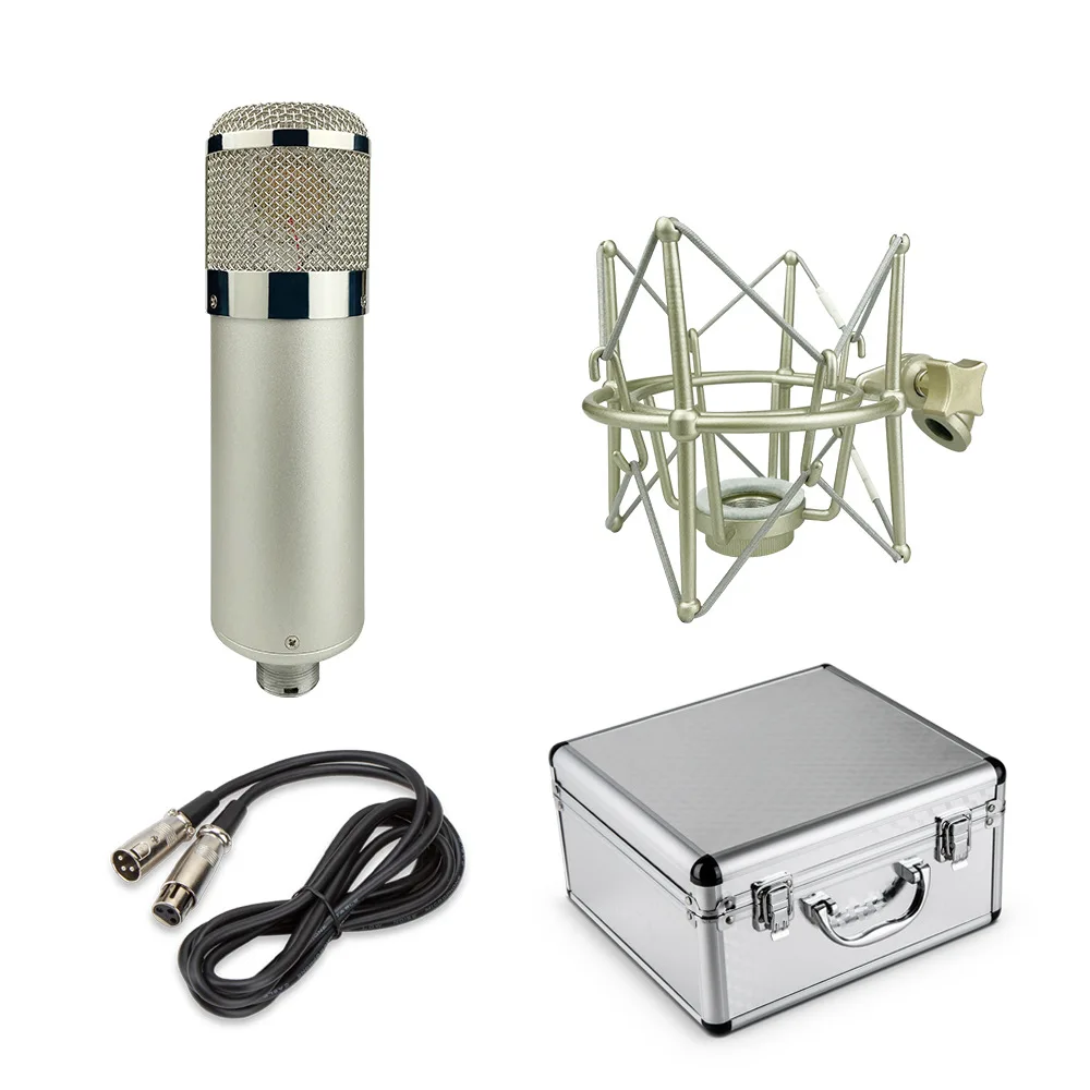 

U47 condenser microphone, large diaphragm recording studio live recording network karaoke condenser microphone, wired microphone