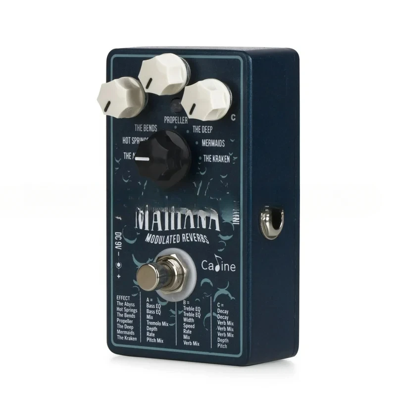 Modulated Reverb Digital Guitar Effect Pedal Caline-507