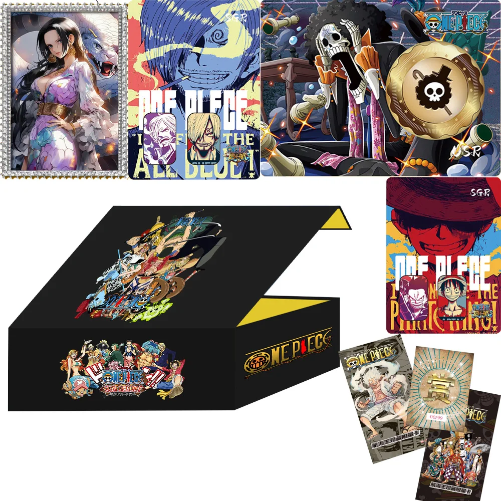 ONE PIECE The Straw Hat Pirates Collections Card  Booster Box Anime Luffy Zoro Nami Chopper Franky Flash Collections Card