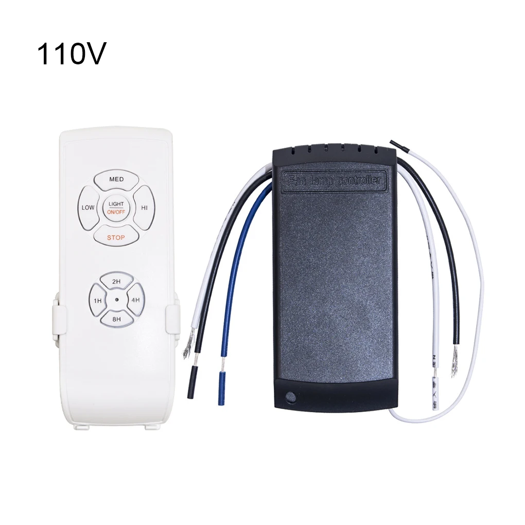 110 220V Universele Plafondventilator Lamp Afstandsbediening Plastic Draadloze Ventilatoren Licht Schakelaar Draagbare Ontvanger Signaal Ontvangers 220V