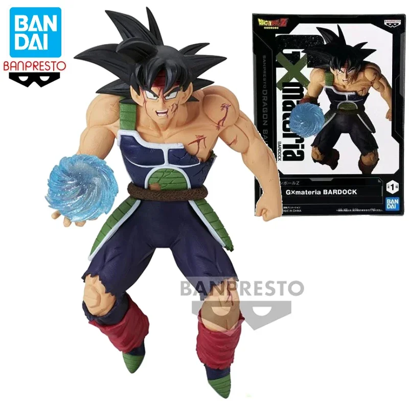 In Stock Bandai BANPRESTO GxMateria GXM Dragon Ball Z Burdock Anime Action Figure Toy Gift Model Collection Hobby