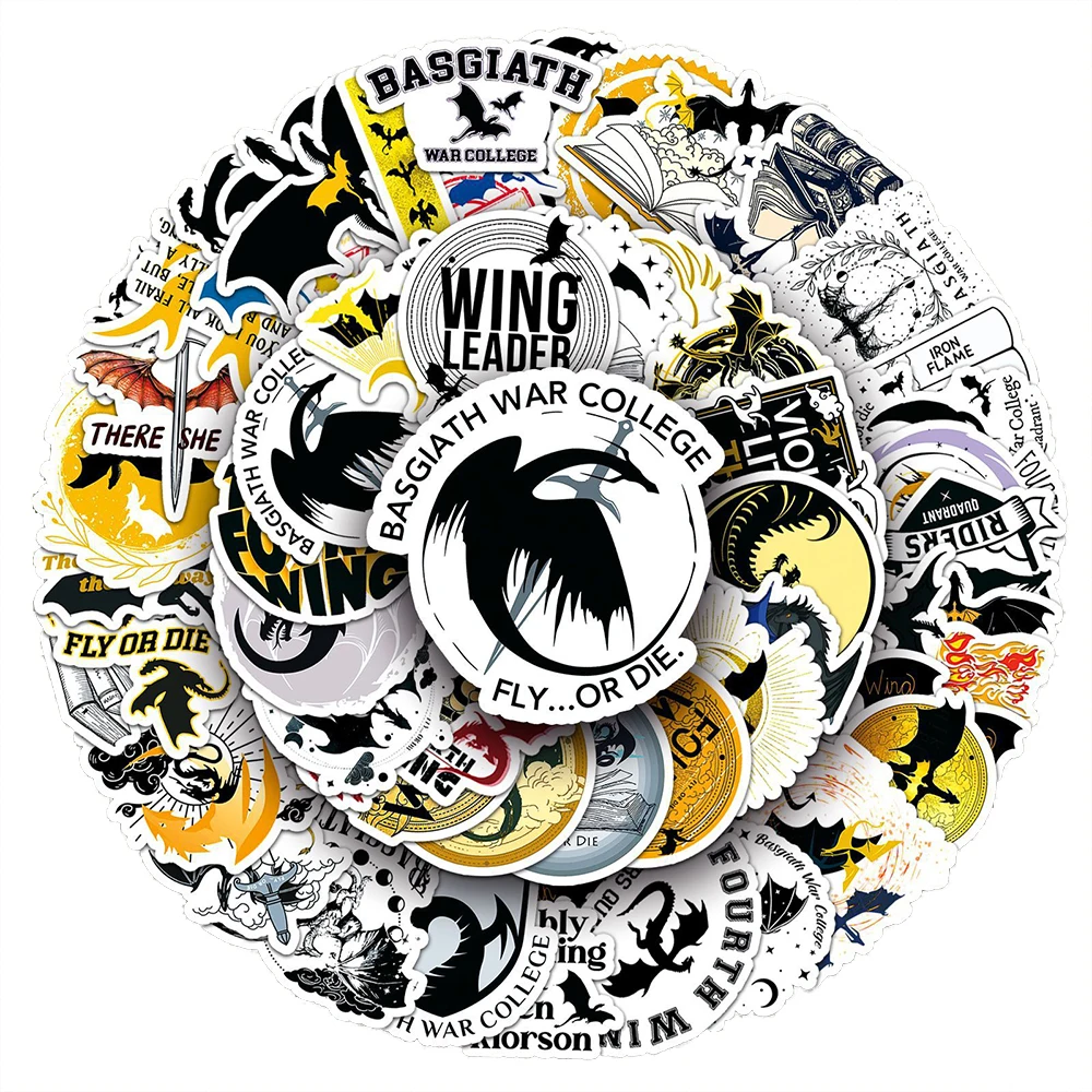 10/30/50 قطعة الجناح الرابع التنين ملصقات الكرتون الشارات لأجهزة الكمبيوتر المحمول الأمتعة القرطاسية مقاوم للماء كول الكرتون ملصق حزم #3