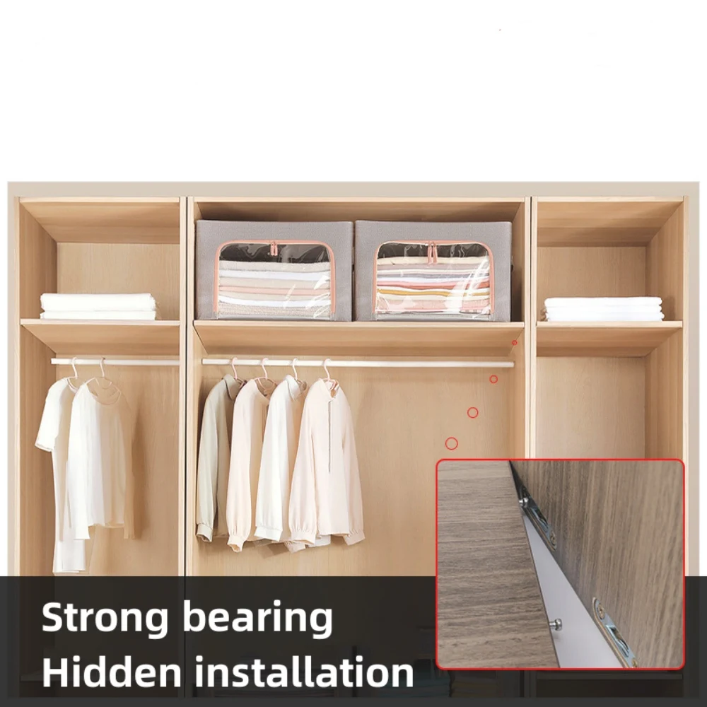 Two in one connector invisible Connector Cabinet Wardrobe Non porous Furniture Combination Concealed Sliding Buckle Accessory