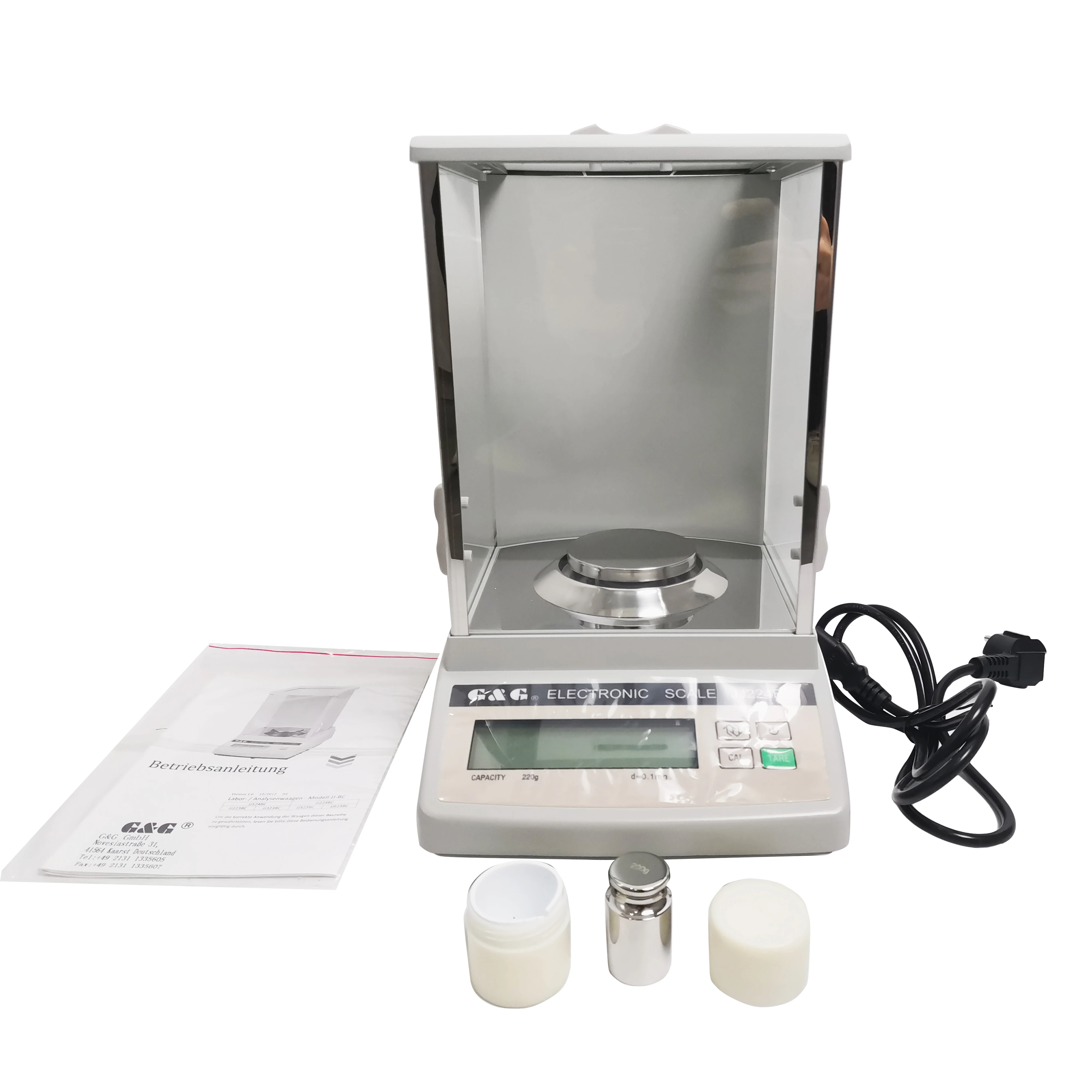 

0.0001g-200g Precision Digital LCD Automatic Chemical Laboratory Weighing Scale Electronic Analytical Balance