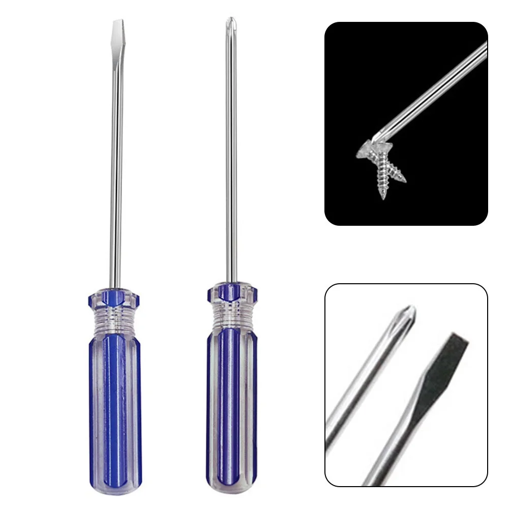 New Screwdriver Repair Tool Hand Tool Head Magnetic Nutdrivers Plastic Handle Portable Precision Small Driver For Furniture
