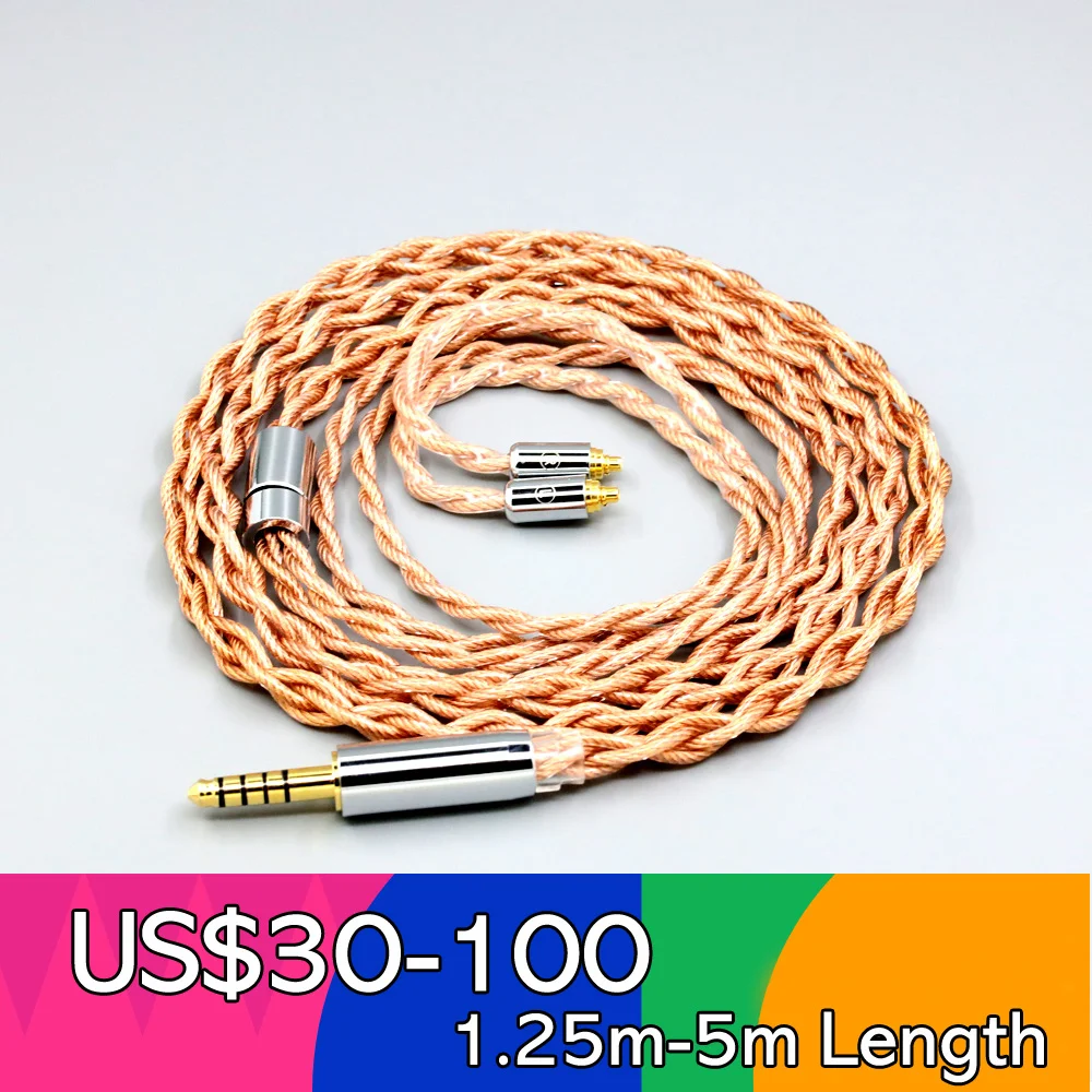 Graphene 7N OCC Shielding Coaxial Mixed Earphone Cable For Sennheiser ie200 IE300 IE900 ie600 MMCX LN007763