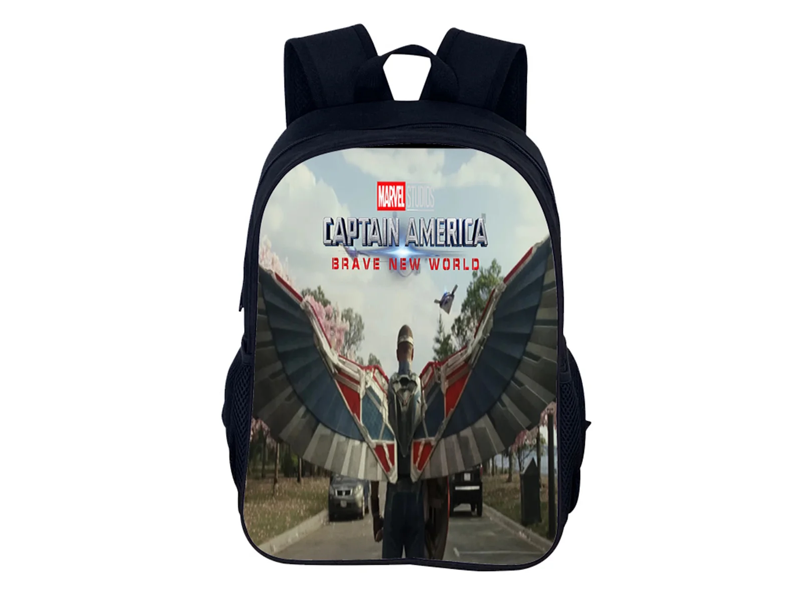 

Classic Captain America Backpack Children Back to School Bags You Teen Casual Knapsack-Durable Student Book Bag