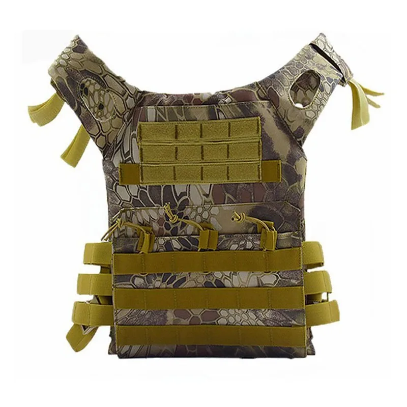 Chaleco táctico militar impermeable para exteriores, armadura corporal ligera JPC Molle, portador de placa, chalecos de caza, equipo de jungla de juego CS