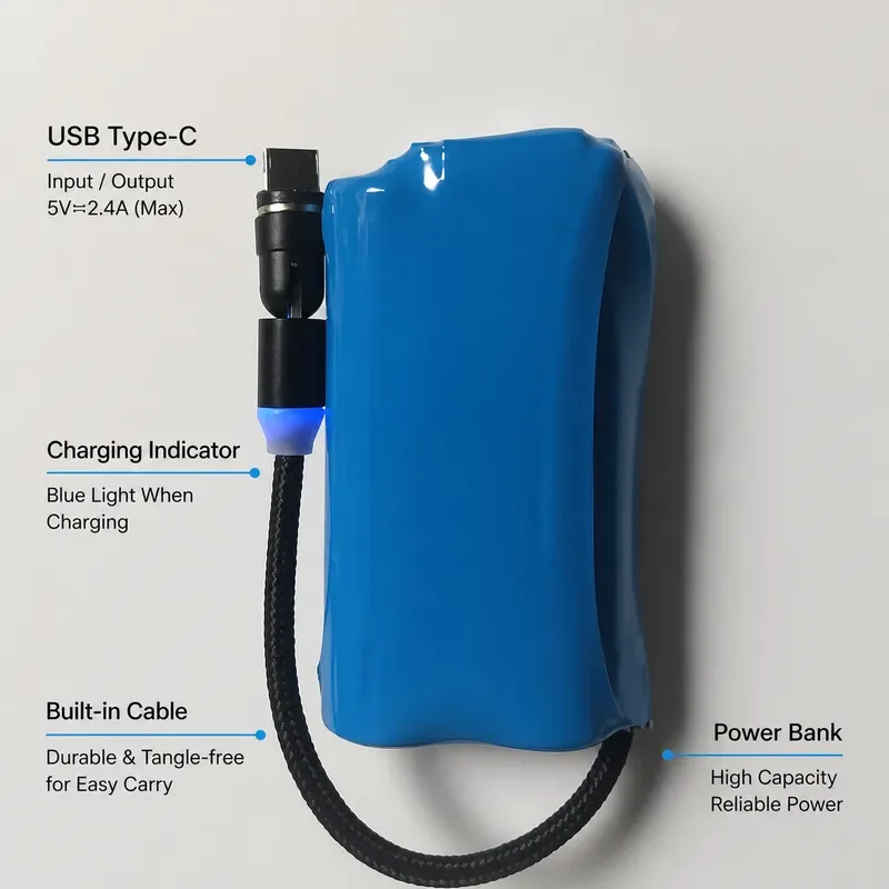 for Yamaha 5V 5200mAh Battery for Electronic Saxophone Electric Wind Instrument Customized Rechargeable Power Supply