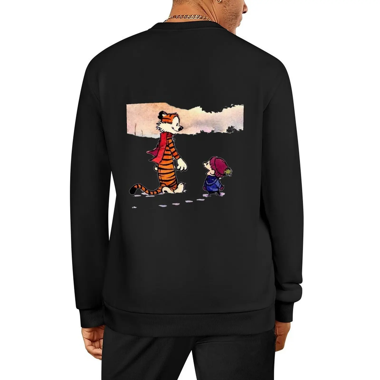 

calvin and hobbes Pullover korean style clothes autumn men's clothes fashion men sweatshirts for men