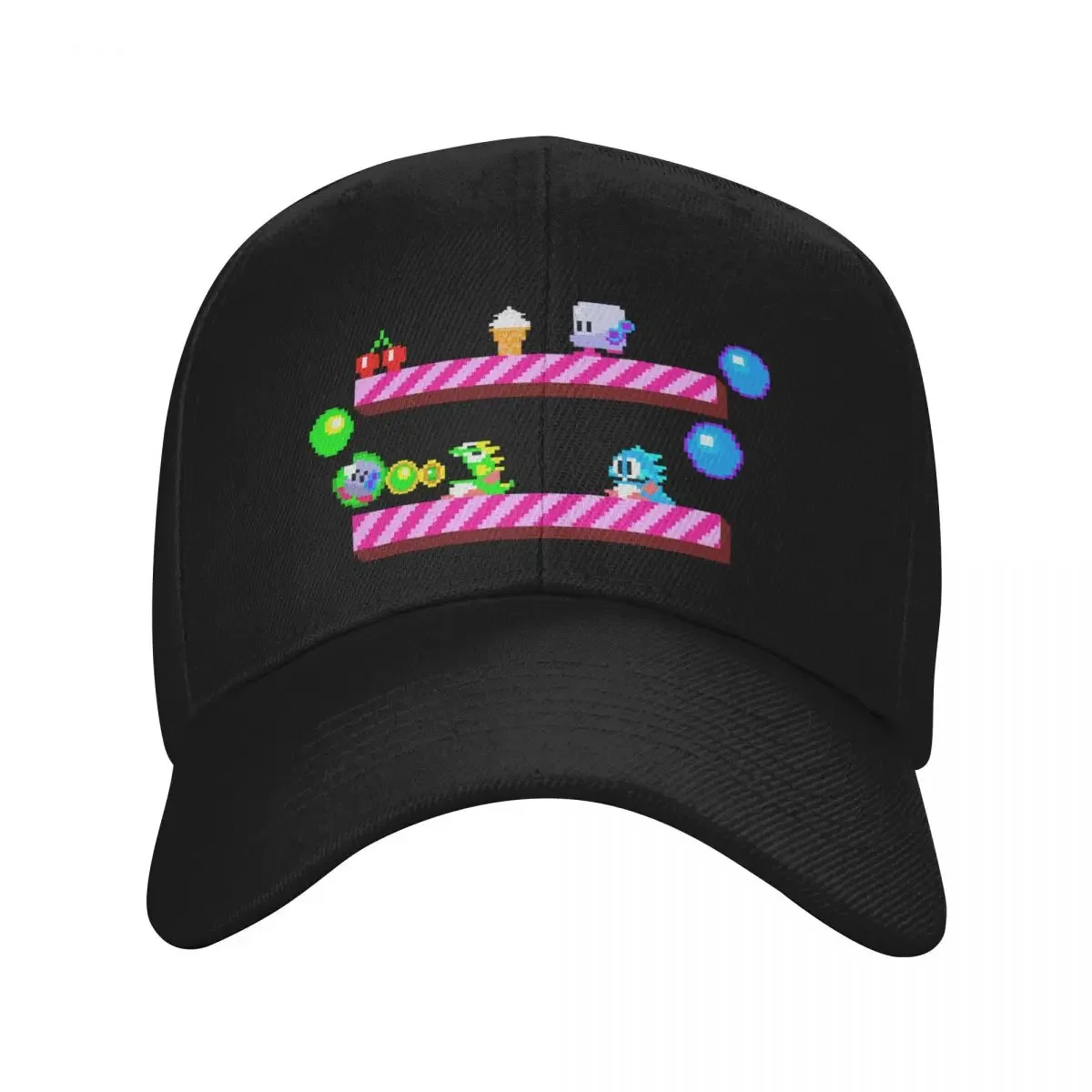 

RETRO ARCADE BUBBLE BOBBLE - BUBBLE BUBBLE Baseball Cap party Hat custom caps Icon Women Men's