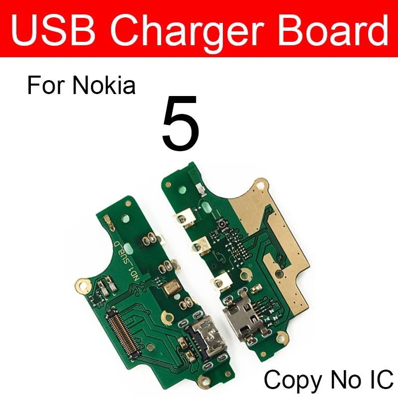 USB Charging Dock Port Board For Nokia 5 5.1 5.1Plus X5 6 2017 6.1 6.1 Plus X6 Usb Charger Jack Board with Microphone Parts