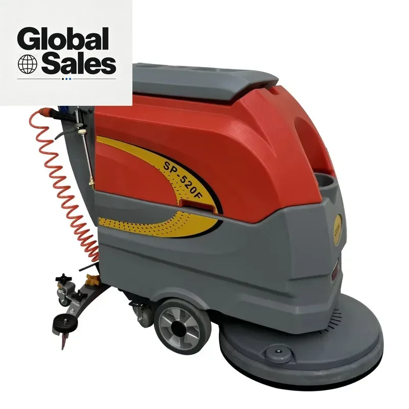Electric New Hand Push Walk Behind Floor Scrubber