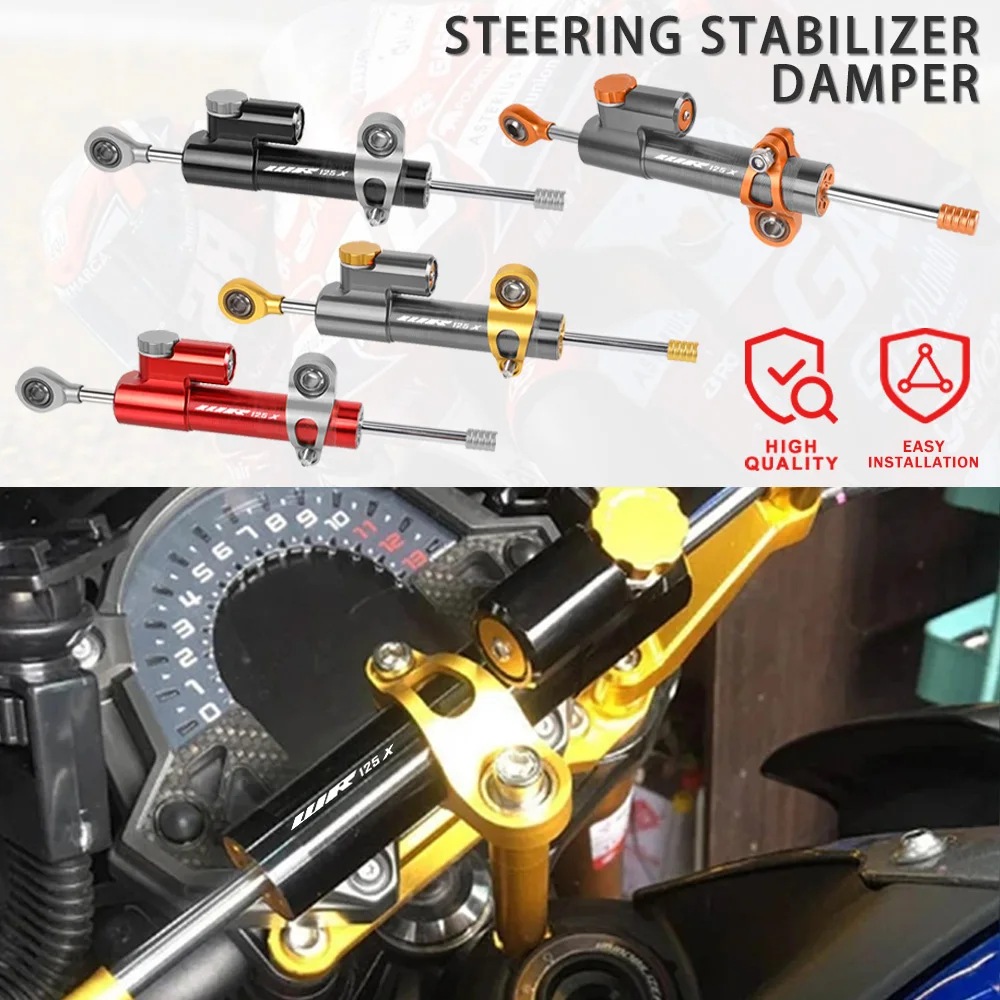 

For YAMAHA WR 125 X WR 125X WR125 X WR125X 2012-2020 2021 2022 Aluminum Motorcycle Damper Steering Stabilize Safety Control