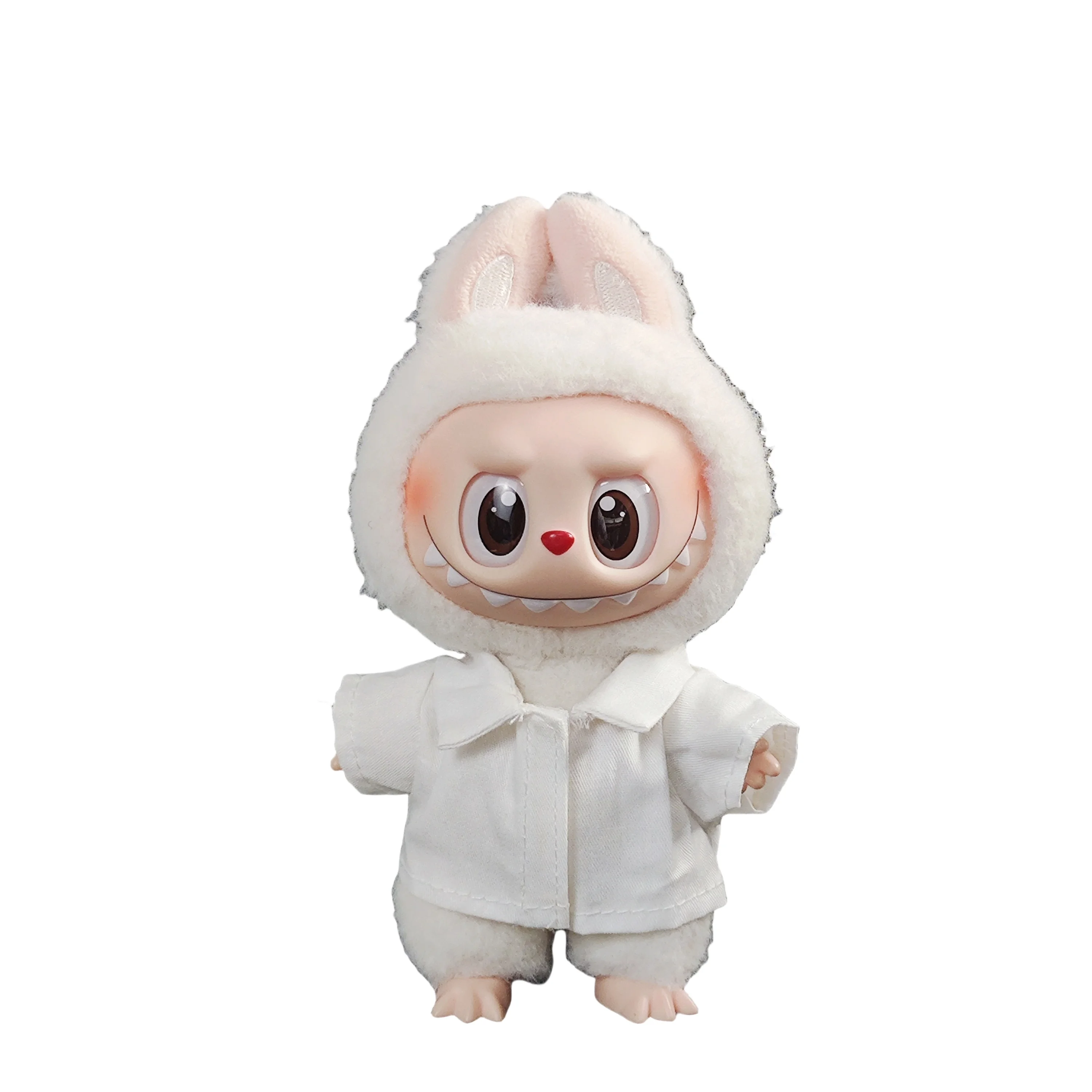 17cm Labubu Doll Clothes Fashion Hoodies Doll Outfits Color Matching Hoodies Doll Accessories Cute Decoration