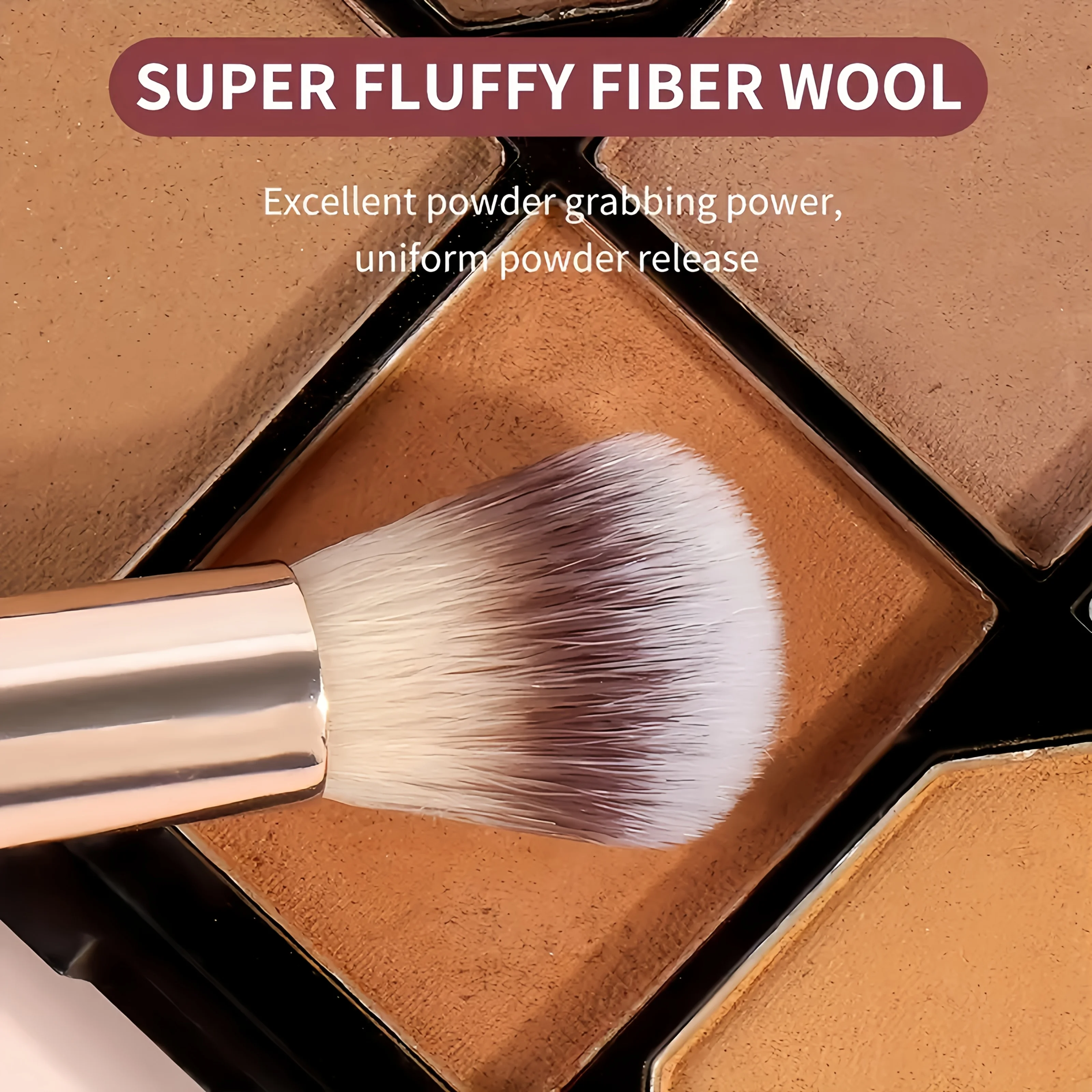 4PCS Dual-Ended Makeup Brush Set - Soft Dense Bristles, Portable Travel Kit, Multi-Color, Holiday Gift for Women (Cruelty-Free)