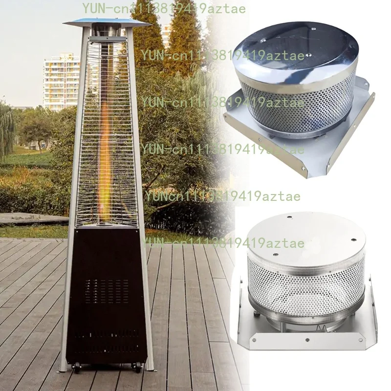 Quad Pyramid Type Heater Fittings (304 Stainless Steel Burning Mesh + Glass Tube Top Welding Parts)