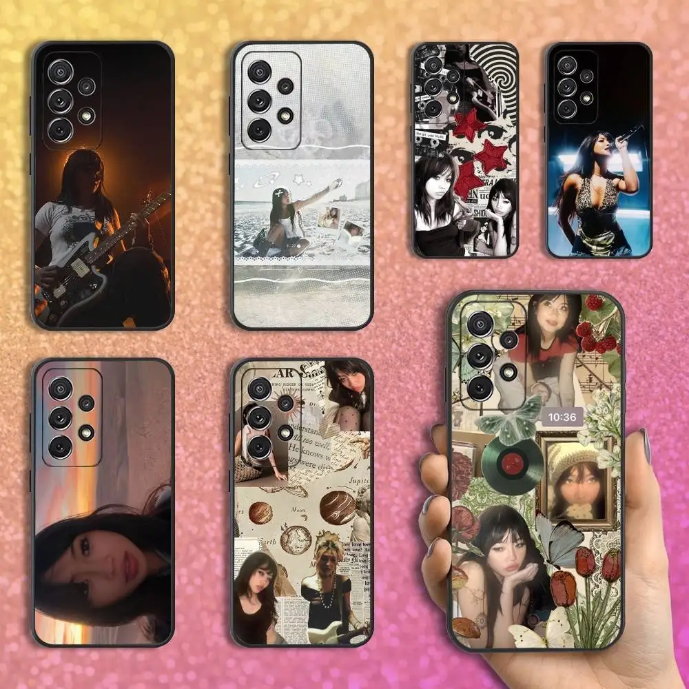 

Singer B-Beabadoobee-S Phone Case For Samsung S25,S24,S23,S22,S21,S20,S10,Ultra,Plus,Lite,FE,Soft Silicone Black Cover