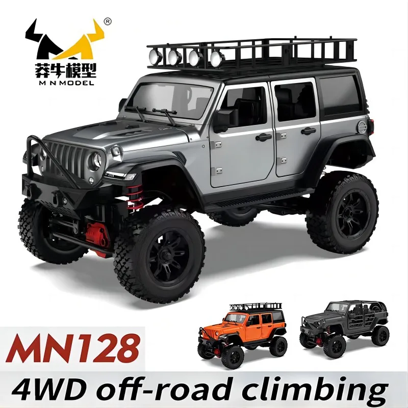 

MN128 1/12 RC Car 4WD Jeep Model 2.4G Remote Control LED Light 4X4 Off Road 4WD Climbing RC Truck Electric Toy Car Gift for Boy