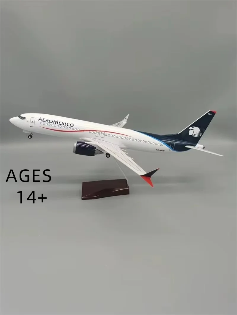 

Масштаб 1/142, самолет Mexican Airlines Boeing 737MAX AEROMEXICO, литой под давлением модель самолета из смолы, коллекция, подарки