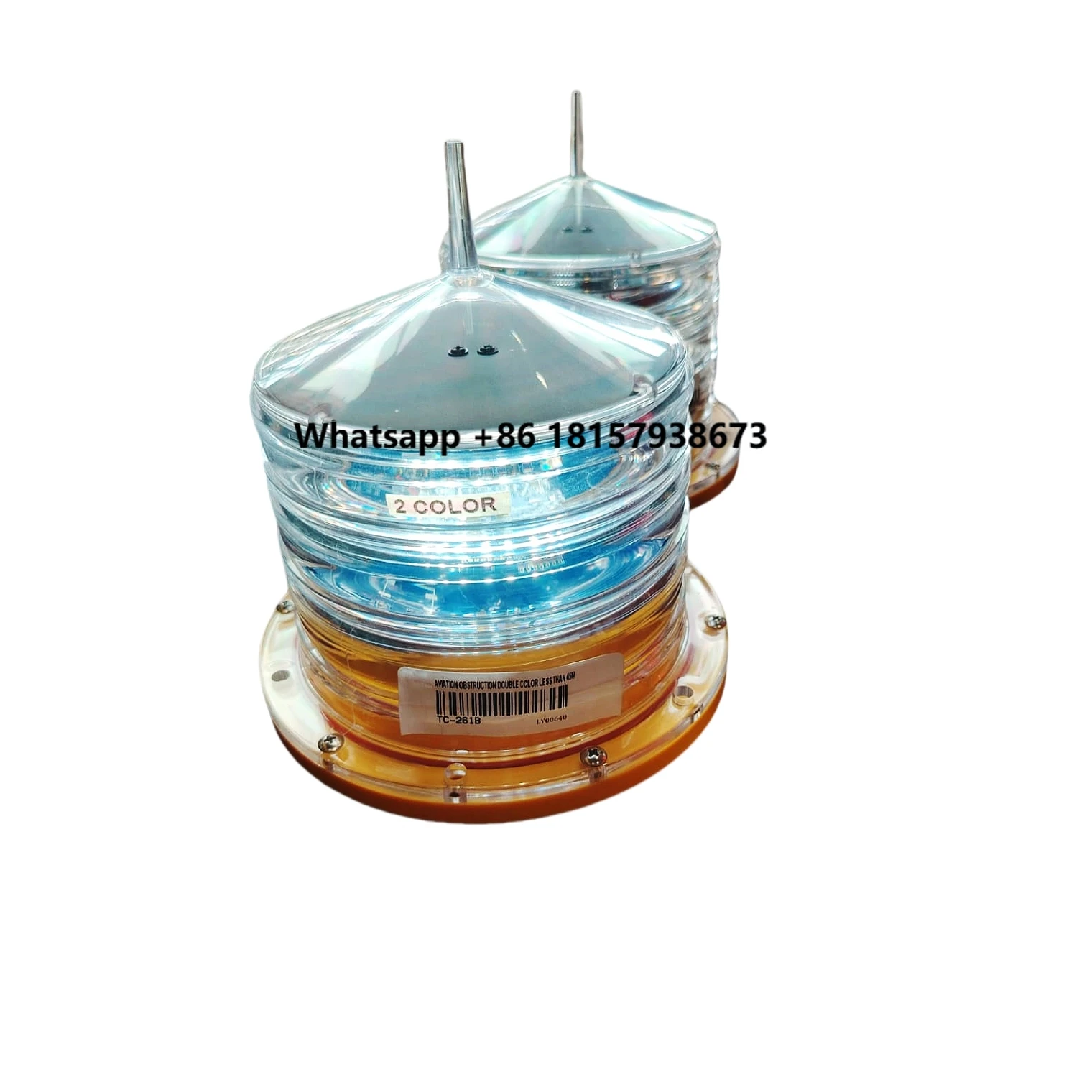 

LED Solar Traffic Warning Light Road Cone Construction Obstacle Tower Crane Light